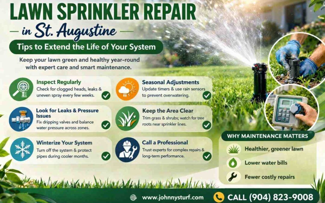 Top Lawn Sprinkler Repair Tips in St. Augustine, FL