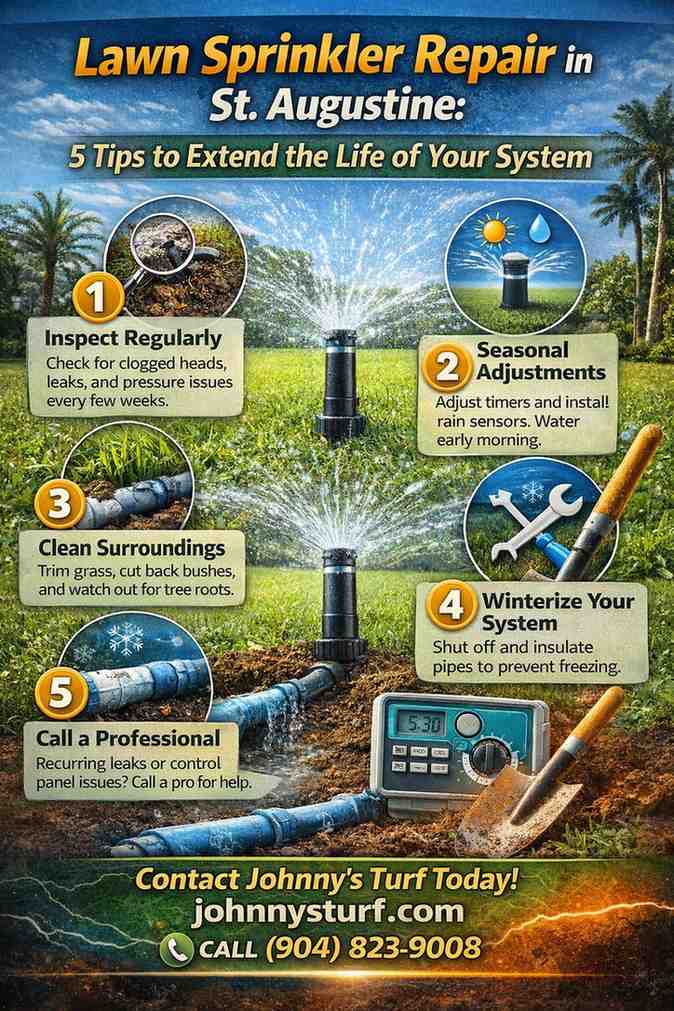Top Lawn Sprinkler Repair Tips in St. Augustine, FL